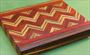 Board #945  Padauk & Zebrawood Wave Edge Grain Cutting Board 12 1/2 x 10 1/2 x 1 1/2 - $64.99